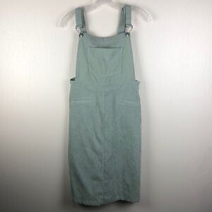 Mikarose Evie Modest Green Overall Dress S